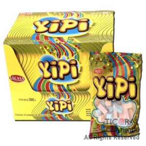 PASTILLAS YIPI 12 PAQUETES X 30gr